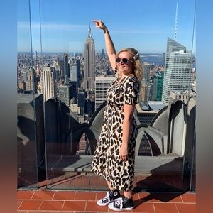 Leopard Dress ASOS size 12